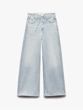 rag & bone Sofie Light Wash Wide Leg Jeans